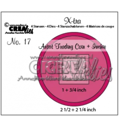 Stanzschablonen Quadrate kleine Streifen - Crealies