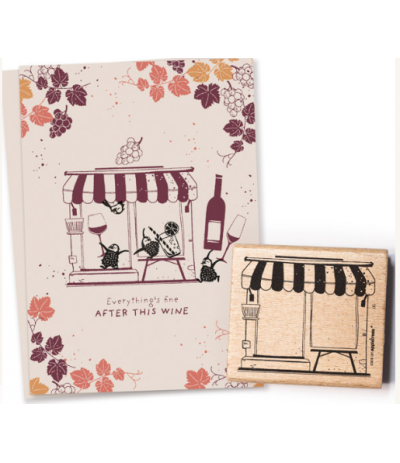 Stempel Haus 6 Outline - cats on appletrees