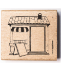 Stempel Haus 10 Outline - cats on appletrees