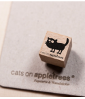 Ministempel Katze Frida - cats on appletrees