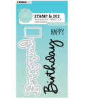 Stanz- und Stempelset Happy Birthday - Studio Light