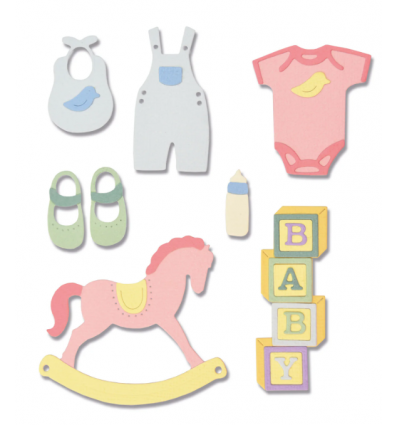 Stanzschablonen Baby Nursery - Sizzix - SV
