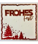 Stanzschablone Frohes Fest - Alexandra Renke