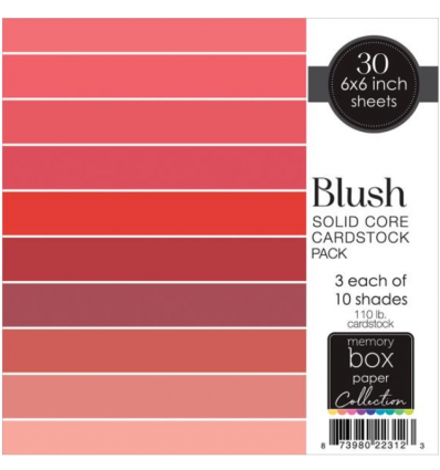 Scrapbooking Paper Blush, 6"x6" - Memory Box