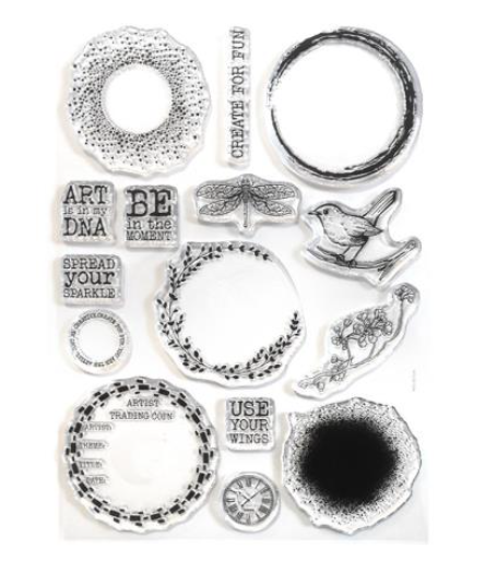 Clear Stamps Whreats Artist - Elizabeth Craft