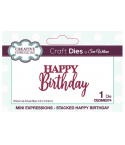 Stanzschablone Happy Birthday - Creative Expressions