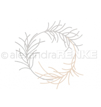 Pochoirs de découpe 3 branches d'aiguilles - Alexandra Renke