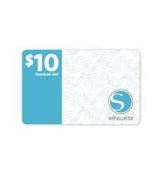 10$ Downloadkarte für Silhouette Cameo Schneideplotter