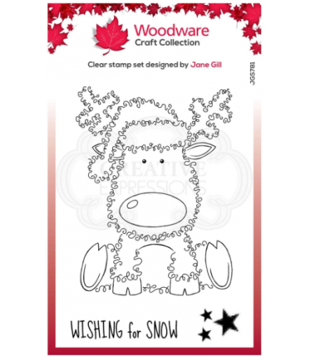 Clear Stamps Reindeer - Woodware