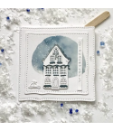 Cutting dies Christmas house with stone staircase - Charlie & Paulchen