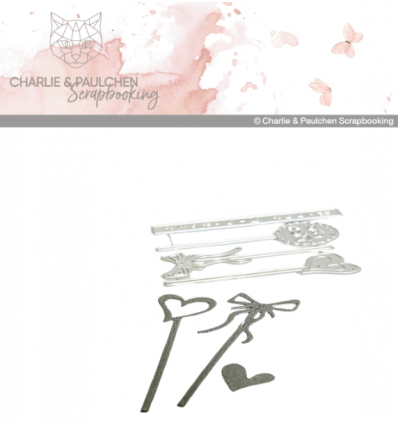 Cutting die Geburtstags-Stecker 2 - Charlie & Paulchen