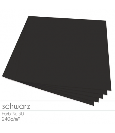 Scrapbooking Paper black, 12 Stk. 30.5 x 30.5cm