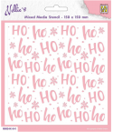Stencil Pochoir HOHOHO - Nellie's