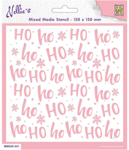 Stencil Pochoir HOHOHO - Nellie's