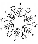 Schneeflocken Stempel