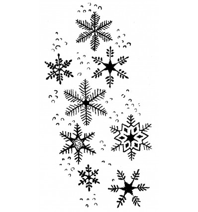 Schneeflocken Stempel