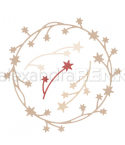 Pochoirs de découpe Couronne d'étoiles scintillantes 2 - Alexandra Renke