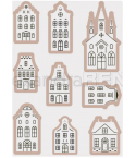 Stanz- und Prägeschablonen Kleine Stadthäuser - Alexandra Renke