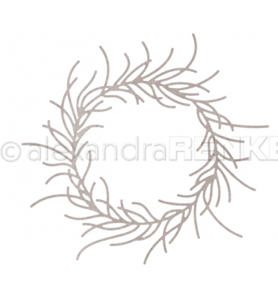 Stanzschablonen Tannenkranz  - Alexandra Renke