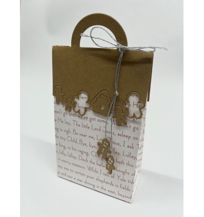 Pochoir de découpe poignée de sac Bonhomme de pain d'épice- Alexandra Renke