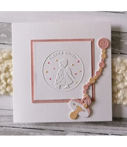 Mini-Embossingfolder Little Angel - Charlie und Paulchen