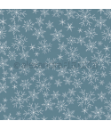 Scrapbooking Papier Grosses Schneeflockengewimmel dämmerblau  - Alexandra Renke