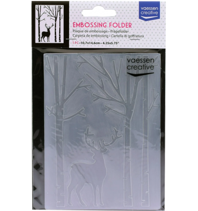 Embossing Folder Deer in the forest - VC