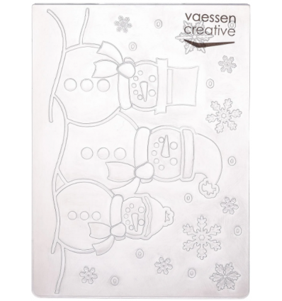Embossing Folder Snowman - VC