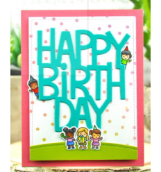 Dies HAPPY BIRTHDAY - Lawn Fawn