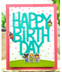 Stanzschablonen HAPPY BIRTHDAY - Lawn Fawn