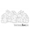 Stanzschablonen und Stempel Set "Hasen" - Crafters Companion