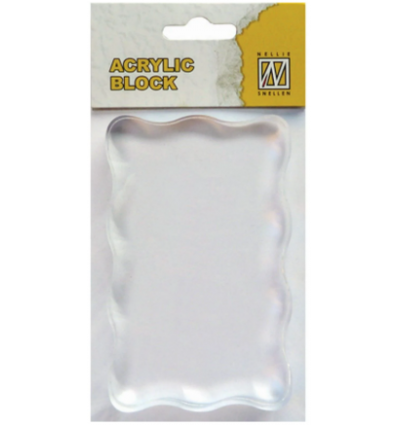 Acrylblock gridline for clearstamps 80x50x8mm - VC