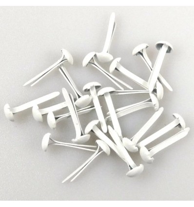 Brads Rund weiss 3mm - Nellies