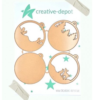 Winter forest pendant cutting dies - Creative Depot