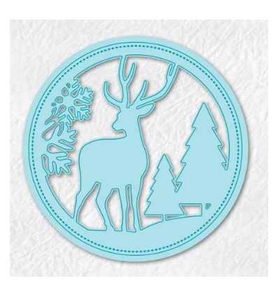 Reindeer cutting die - Nellie's Choice
