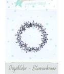 Star wreath Embossing folder - Creative Depot