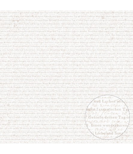Scrapbooking Papier Geburtstags Text - Charlie & Paulchen
