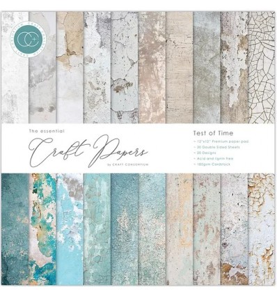 Scrapbooking Papier Test of Time, 12x12", 30x30cm - Craft Consortium