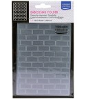 Embossing Folder Brick Wall - VC