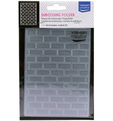 Embossing Folder Brick Wall - VC