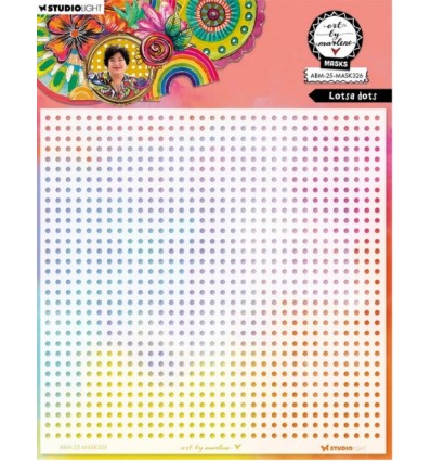 Stencil Schablone Punkte - Studio Light