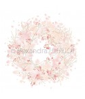 Scrapbooking Papier Feder-Birken-Kranz  - Alexandra Renke