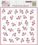 Stencil Pochoir Spring Flowers- Nellie's