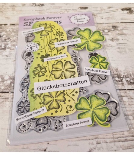 Silikonstempel Clear Stamps Glücksbotschaften - Scrapbook Forever