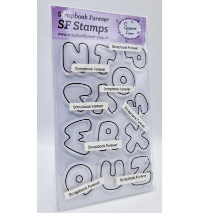 Silikonstempel Clear Stamps  A-Z  - Scrapbook Forever