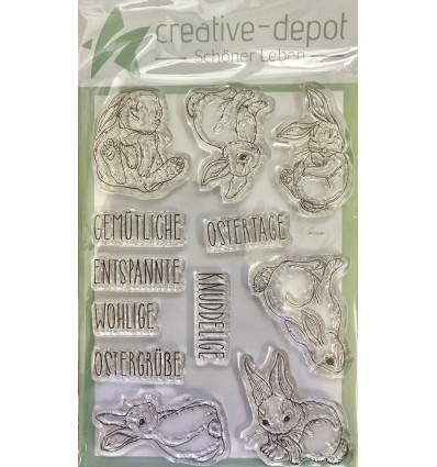 Clear Stamp Set Color me Hase - Creative Depot