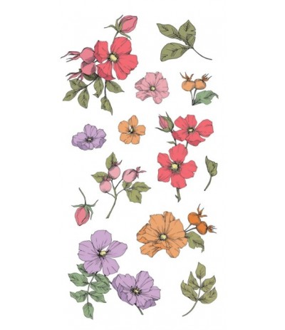 Tampon Fleur sauvage - Sizzix