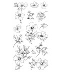 Clear stamps Wildflowers - Sizzix