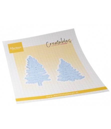 Pochoirs de découpe Sapins -  Marianne Design