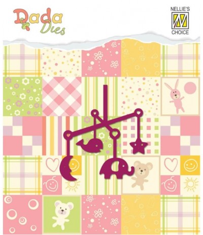 Pochoir de découpe mobilé pour bébé - Nellies